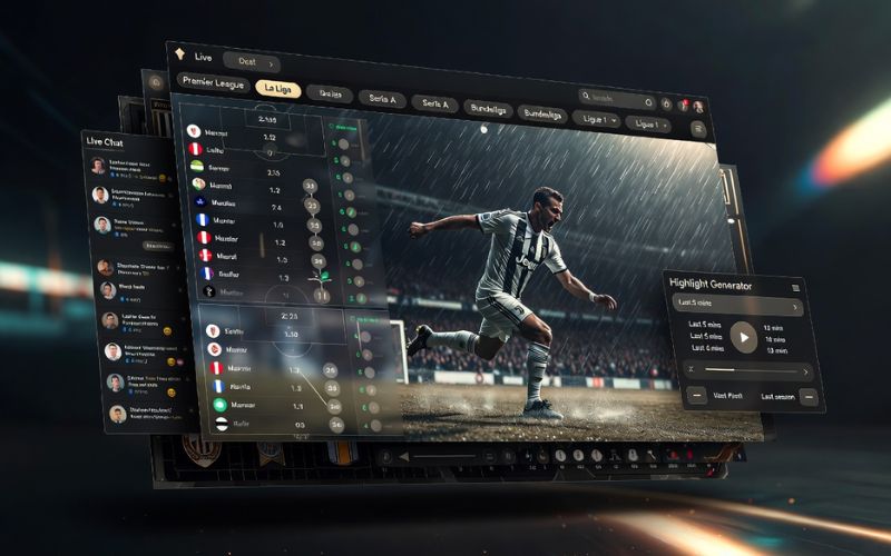 XanhchinTV tích hợp livescore và bảng xếp hạng